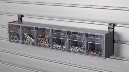 6 Tilt Bin Storage SlatWall Accessory