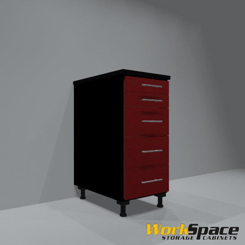 5 Drawer Base Garage Cabinet 16-1/2