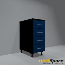 4 Drawer Base Garage Cabinet 16-1/2"W x 35"H x 22-1/2"D