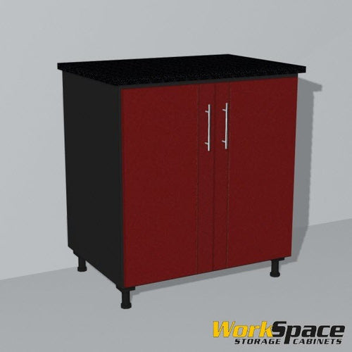 2 Door Base Garage Cabinet (2 Adj. Shelves) 32-1/4