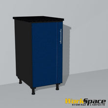 1 Door Base Garage Cabinet Left Swing (2 Adj. Shelves) 16-1/2"W x 35"H x 22-1/2"D