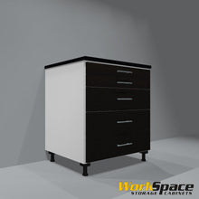 5 Drawer Base Garage Cabinet - 32-1/4"W x 35"H x 22-1/2"D