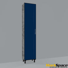 Tall Garage Cabinet 1 Door Left Swing (3 Adj. Shelves) 16-1/2"W x 79-1/8"H x 11-1/2"D