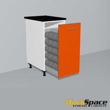 Parts Bin Base Garage Cabinet 16-1/2"W x 35"H x 22-1/2"D