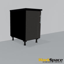 1 Door Base Garage Cabinet Left Swing (1 Adj. Shelf) 16-1/2"W x 27-1/2"H x 22-1/2"D