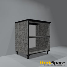 Open Base Garage Cabinet (2 Adj. Shelves) 32-1/4"W x 35"H x 22-1/2"D