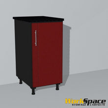 1 Door Base Garage Cabinet Right Swing (2 Adj. Shelves) 16-1/2"W x 35"H x 22-1/2"D