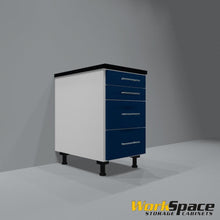 4 Drawer Base Garage Cabinet 16-1/2"W x 27-1/2"H x 22-1/2"D