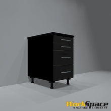 4 Drawer Base Garage Cabinet 16-1/2"W x 27-1/2"H x 22-1/2"D